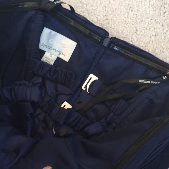 NWT Donna Morgan Chiffon Sweetheart Neck Dress - Picture 5 of 5